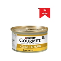 Gourmet Gold Kıyılmış Tavuklu Etli Kedi Konservesi 85 Gr X 12 Adet