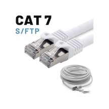 Irenis CAT7 Kablo S/FTP LSZH Ethernet Network Lan Ağ Kablosu 5 M-Beyaz