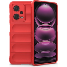 Xiaomi Redmi Note 12 4g Kılıf Optimum Silikon - Kırmızı Çr