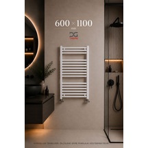 600x1100 Beyaz Havlupan 15 Borulu Banyo Havlupanı