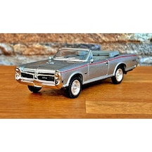 1:43 Ölçekli Lisanslı Metal Retro Amerikan Arabaları - 1966 Pontiac Gto - 10 Cm