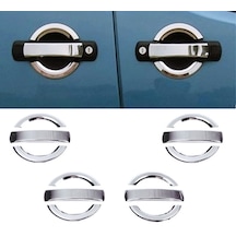 Fiat Doblo 2000-2010 Arası Krom Kapı Kolu 4 Kapı 12 Prç P.çelik