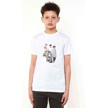 Tshirthane By Monsta X Minhyuk I M K-Pop Baskılı Unisex Çocuk Beyaz T-Shirt