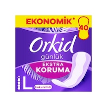 Orkid Ekonomik Günlük Koruma Ped Uzun 40lı Paket 2'li Ekonomik Paket - 2 Adet Tarı