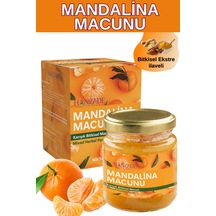 Hanzade Bitkisel Mandalina Macunu Zencefil, Zerdeçal, Havlıcan, Tarçın, Bal & Propolis Içeren Karışık Bitkisel Macun 210 Ml