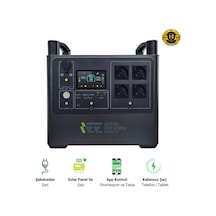 Initial Entropy Energy 1920wh Taşınabilir Güç Kaynağı %99.99 Mppt Bms Çoklu Koruma Kablo