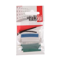Tek-iş 529335 Isı İle Daralan Makaron Set, Karışık Renkli, 4 Cm, 12 Adet