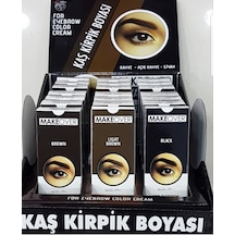 New Well Makeover Kaş Kirpik Boyası Siyah-Kahve-K.Kahve 24 Lü Set