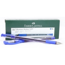 Faber Castell 1425 Tükenmez Kalem Mavi 10 Adet 1 Kutu N11.9518