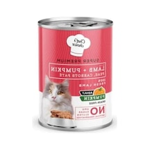 Kuzu Etli Ve Balkabağı Ezmeli Yetişkin Kedi Yaş Maması, 400 G X 12 Adet