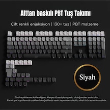 Mekanik Klavye Keycaps Seti- 130 Tuş Pbt Çift Baskılı-alttan Baskılı Gradyen Renkli