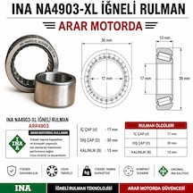 Ina Na4903-xl İğneli Rulman 17-30-13 -arr4903