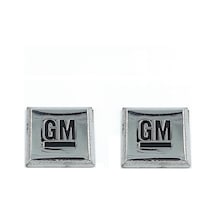 Etiketçilere Özel Gm Metal Arma 1 Takım 2 Adet