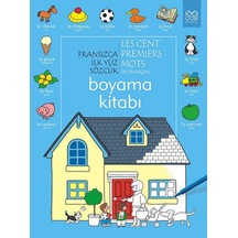 Fransızca İlk Yüz Sözcük Boyama Kitabı- 1001 Çiçek