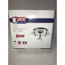 3Lü Ledli Günışığı Tavan Armatürü Hl7180L Krom