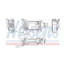 Mercedes E200 W213 Turbo Radyatoru 2016-2017 Nıssens 961455