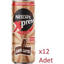 Nescafe Xpress Café Latte Kahve Aromalı Sütlü İçecek 12 x 250 ML
