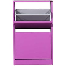 Flat Duo 2 Katlı Ayakkabılık Dolabı - Mor