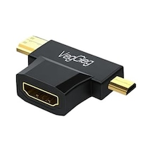 Mini Hdmı/micro Hdmı Erkek To Hdmı Dişi Dönüştürücü Adaptör