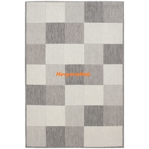 Mono Mno 01 Grey Hav Toz Vermez Kaymaz Tabanlı Şık Kilim