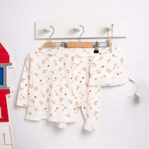 Tiffany Baby & Kids Tiffany Baby Apricot Theme Kruvaze 3'lü Bebek Seti 2455020 Ekru