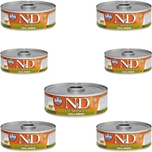 N&D Ördekli Balkabaklı Yetişkin Kedi Konservesi 7 x 70 G