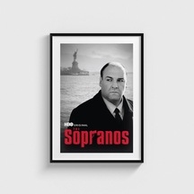 The Sopranos Dizi Posteri Tablo Çerçeveli Poster Duvar Dekorasyonu Siyah Çerçeveli Tablo Siyah Çerçeveli Tablo Dn11d437sıyah