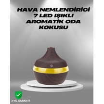 Mey İthalat Aromaterapi Uyumlu 300 Ml Led Işıklı Oda Kokusu Difüzörü
