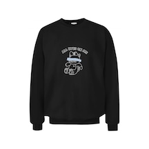 Unisex Siyah Bts All Eyes On Me Sweatshirt Siyah