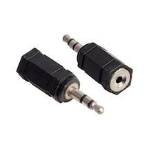 3.5 Mm Stereo Erkek - 2.5 Mm Stereo Dişi Jack Çevirici Kulaklık