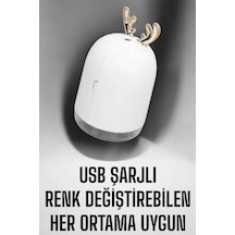 Aromaterapi Hava Temizleyici Buhar Makinesi Semeglbl - 16 Tnabilir Şarjlı