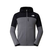 The North Face Polartec Powergrid Stormgap Hoodie Erkek Ceket Nf0a8g2wrpı1 Smoked Pearl/tnf Black
