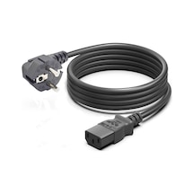 Koodmax 5 Adet C13 Bakır Power Kablo Standart Kasa Monitör Elektrik Güç Kablosu 1.8 Mt