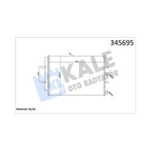 Kale 345695 Klima Radyatörü Kondanser - Ford Tourneo 2015- 2.0 Tdci Dizel Manuel Şanz. 1778169 - Bk2119710ab