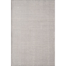 Seria Sra01g Gri Dekoratif Şönil Kilim Çizgili Desen Yıkanabilir Yumuşak Kaymaz Taban Halı Yolluk