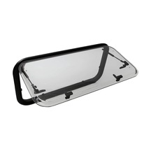 Babarvy 90x45cm 90 Amortisörlü Karavan Camı / Pencere Siyah