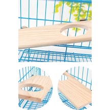 Ahşap Stand Platformu Papağan Muhabbet Kuşu Papağan Papağanı Conure Hamster Fare Chinchilla
