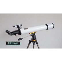500x80 Hd Profesyonel Uzay Ve Kara Teleskobu - 80mm Geniş Diyafram Harika Teleskop