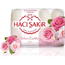 Hacı Şakir Bahar Çiçekleri Gül Güzellik Sabunu 4'lü 70 G