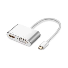 Netojen Nt-430 Type-c To Hdmı & Vga Converter