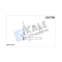 Kalorifer - 255 - Radyatörü Ford Escort Cl-clx 2 Sıra Al-pl Sistem Aluminyum - Almparca - Borulu