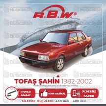 RBW Tofaş Uyumlu Şahin 1982 - 2003 Ön Muz Silecek Takım