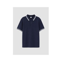 LC Waikiki Alıta Cıty Farkıyla Lcw Kids Lacivert Polo Yaka Erkek Çocuk Tişört Lacivert - 924181860 Lacivert
