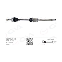 Gva Ön Aks Komple Sağ Transıt Connect 1.8 Tdcı 02 14 75-90-110ps 960mm Gva 4433102 9t163b436aa 2t143b436ah