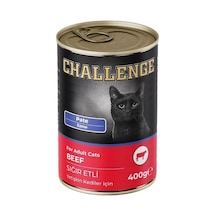 Challenge Pate Sığır Etli Yetişkin Kedi Konservesi 400 Gr