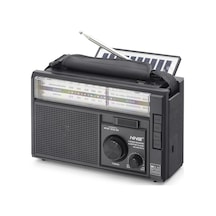 Bluetooth Solar Panelli Fm Radyo Usb Tf Nostaljik Hoparlör - Siyah Ns9951bts