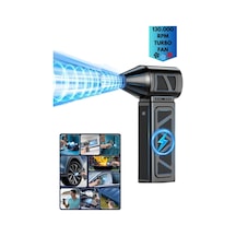 Araç Ev Ve Elektronik Temizliği İçin Güçlü Şarjlı Hava Üfleme Makinesi 130.000 Rpm Turbo Fan Blower