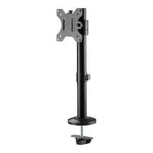 Tr Monitör Tutucu - Masa Kelepçesi - 1 Monitör - 32 İnçe Kadar - 8 Kg'a Kadar - Vesa 75x75, 100x100 - Siyah