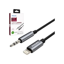 Philips Swr1504c/93 1.2 Metre Lightning 2.5mm İnce Stereo Ses Kablosu - Mfi Örgülü Tasarım