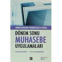 Dönemsonu Muhasebe Uygulamaları - Aydın Karapınar -  Remzi Örten - Gazi Kitabevi